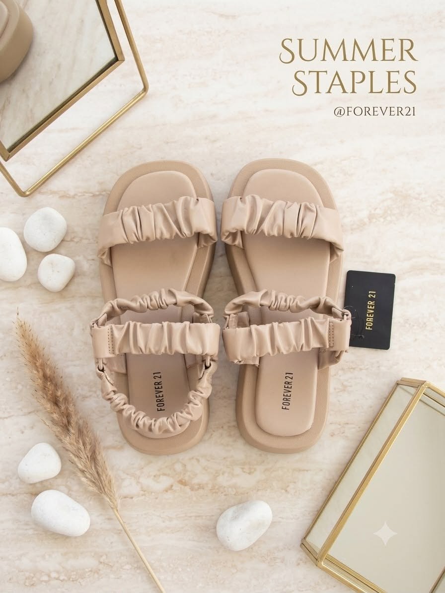 Sandalias de mujer en tono nude