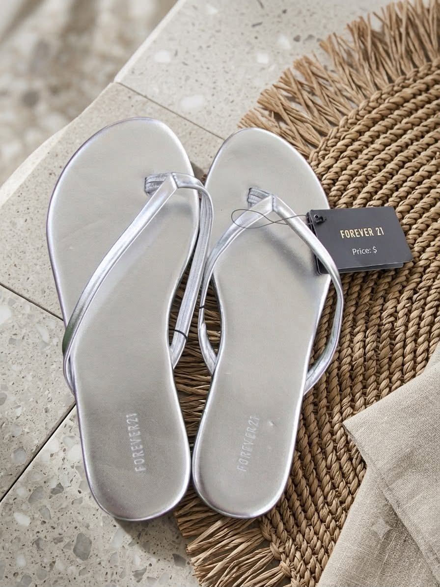 Sandalias Metálicas Forever 21